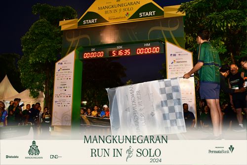 Race photo from Mangkunegaran Run 2024