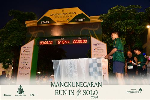 Race photo from Mangkunegaran Run 2024