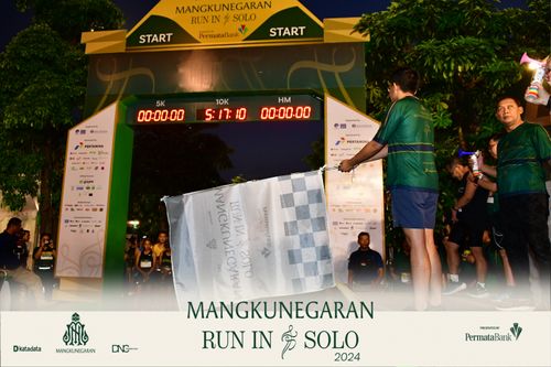 Race photo from Mangkunegaran Run 2024