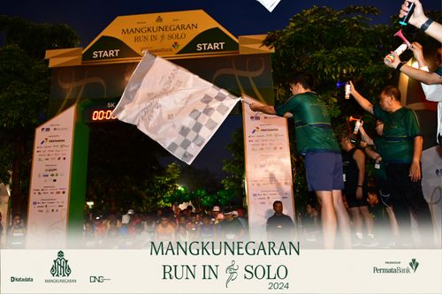 Race photo from Mangkunegaran Run 2024