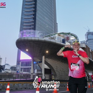 Race photo from SMARTFREN RUN 2026