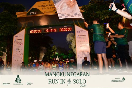 Race photo from Mangkunegaran Run 2024