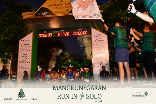 Race photo from Mangkunegaran Run 2024