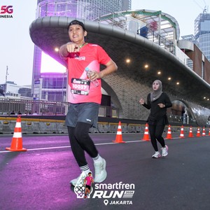 Race photo from SMARTFREN RUN 2026