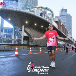 Race photo from SMARTFREN RUN 2026