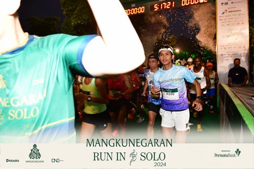Race photo from Mangkunegaran Run 2024