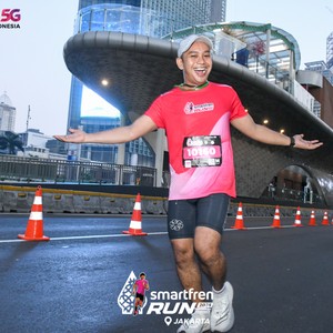 Race photo from SMARTFREN RUN 2026