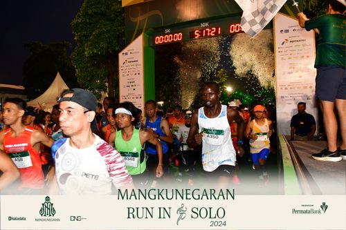 Race photo from Mangkunegaran Run 2024