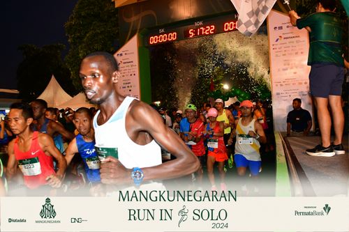 Race photo from Mangkunegaran Run 2024