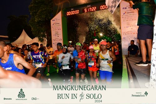 Race photo from Mangkunegaran Run 2024