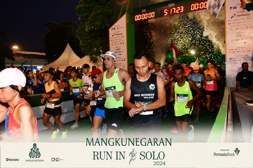 Race photo from Mangkunegaran Run 2024