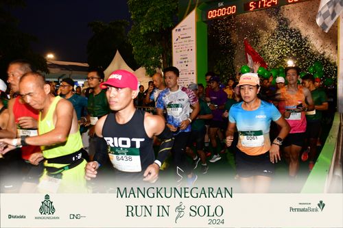 Race photo from Mangkunegaran Run 2024