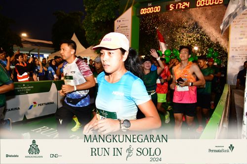 Race photo from Mangkunegaran Run 2024