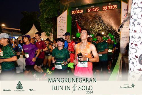 Race photo from Mangkunegaran Run 2024