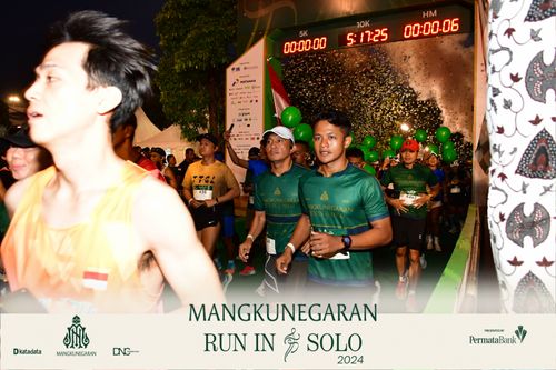 Race photo from Mangkunegaran Run 2024