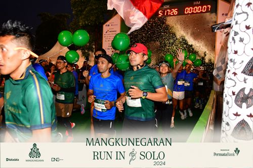 Race photo from Mangkunegaran Run 2024