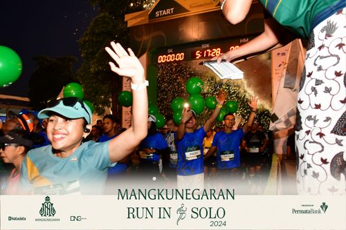 Race photo from Mangkunegaran Run 2024