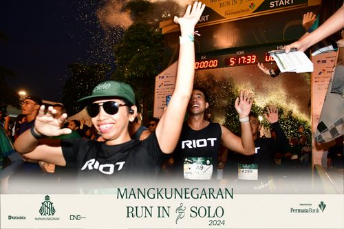 Race photo from Mangkunegaran Run 2024