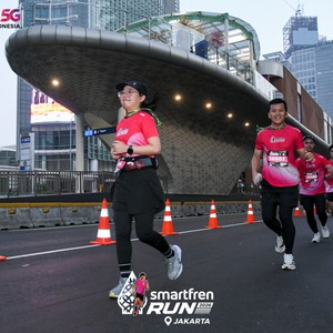 Race photo from SMARTFREN RUN 2026