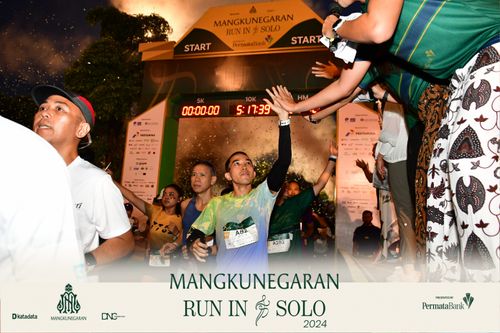 Race photo from Mangkunegaran Run 2024