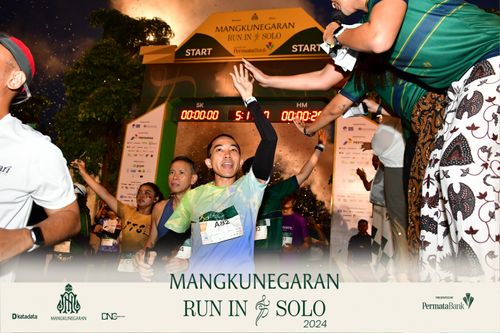 Race photo from Mangkunegaran Run 2024