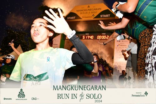 Race photo from Mangkunegaran Run 2024