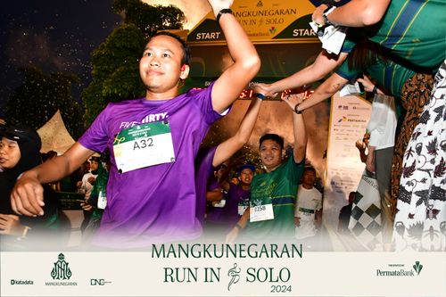 Race photo from Mangkunegaran Run 2024