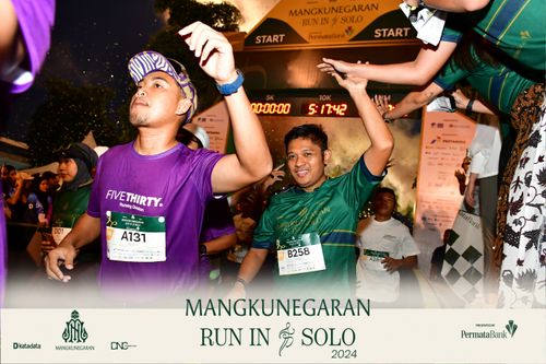 Race photo from Mangkunegaran Run 2024