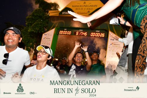 Race photo from Mangkunegaran Run 2024