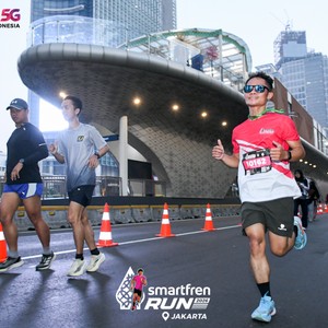 Race photo from SMARTFREN RUN 2026