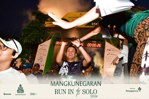 Race photo from Mangkunegaran Run 2024