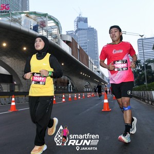Race photo from SMARTFREN RUN 2026