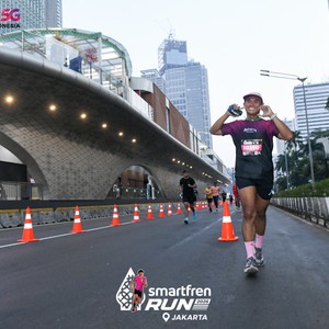 Race photo from SMARTFREN RUN 2026