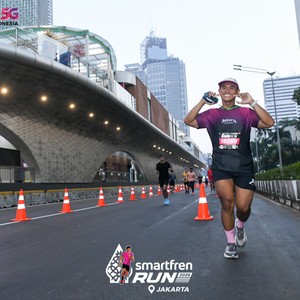 Race photo from SMARTFREN RUN 2026