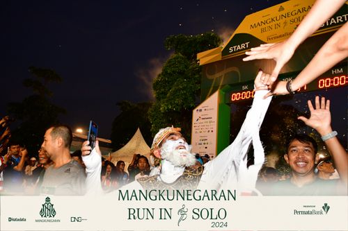 Race photo from Mangkunegaran Run 2024