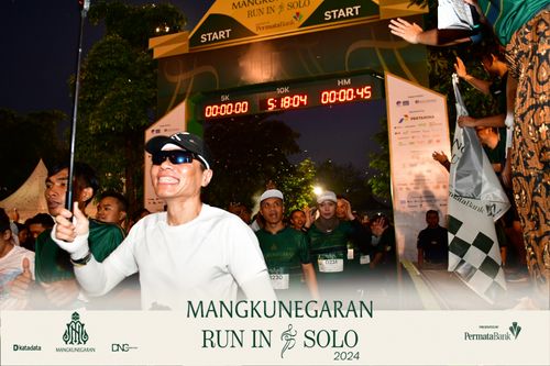 Race photo from Mangkunegaran Run 2024