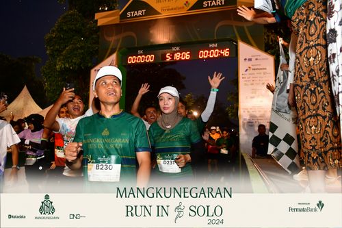 Race photo from Mangkunegaran Run 2024