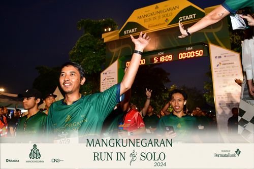 Race photo from Mangkunegaran Run 2024