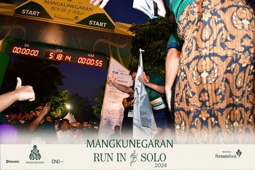 Race photo from Mangkunegaran Run 2024