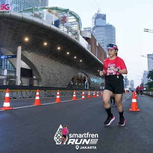 Race photo from SMARTFREN RUN 2026