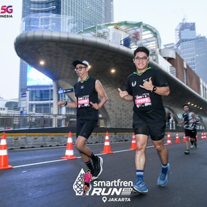 Race photo from SMARTFREN RUN 2026