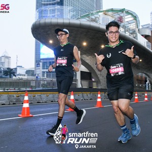 Race photo from SMARTFREN RUN 2026