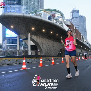 Race photo from SMARTFREN RUN 2026