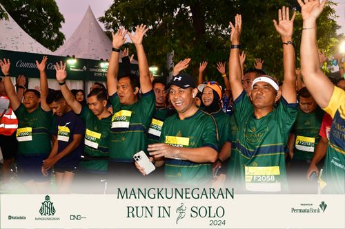 Race photo from Mangkunegaran Run 2024