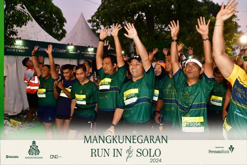 Race photo from Mangkunegaran Run 2024