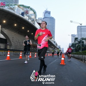 Race photo from SMARTFREN RUN 2026