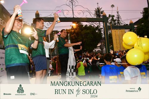 Race photo from Mangkunegaran Run 2024