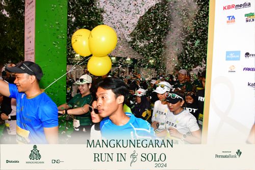 Race photo from Mangkunegaran Run 2024