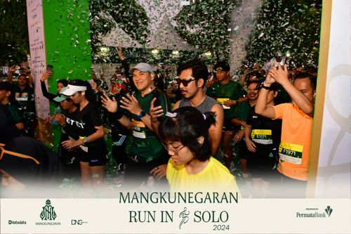 Race photo from Mangkunegaran Run 2024