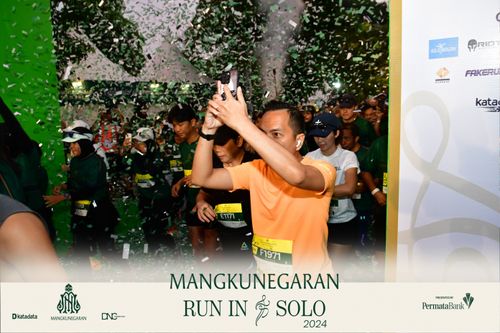 Race photo from Mangkunegaran Run 2024